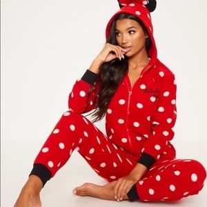 Minnie Mouse Fleece Onesie
